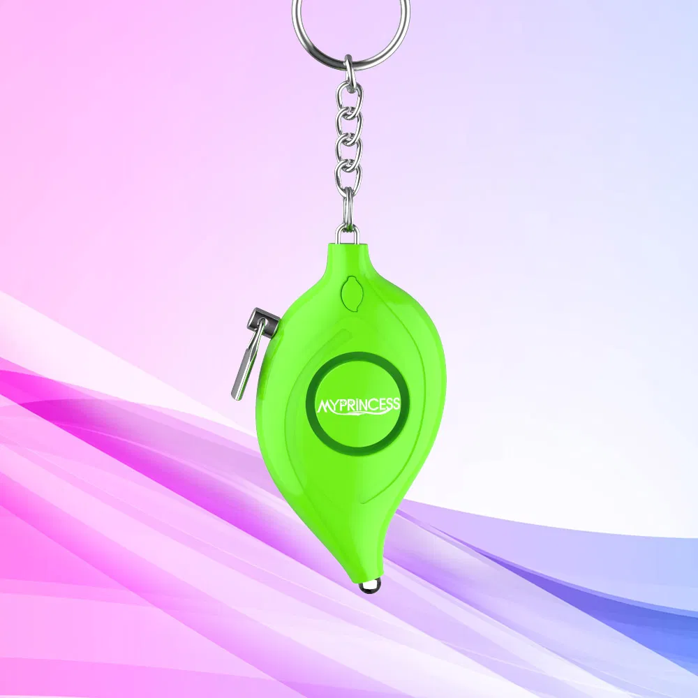 Personal Alarm Portable Self Defense Emergency Alarm for Women Elerdy Runner Girl Kids Custom Safety Rechargeable Alarm USB Type-C Anti Attack Alarm Keychain