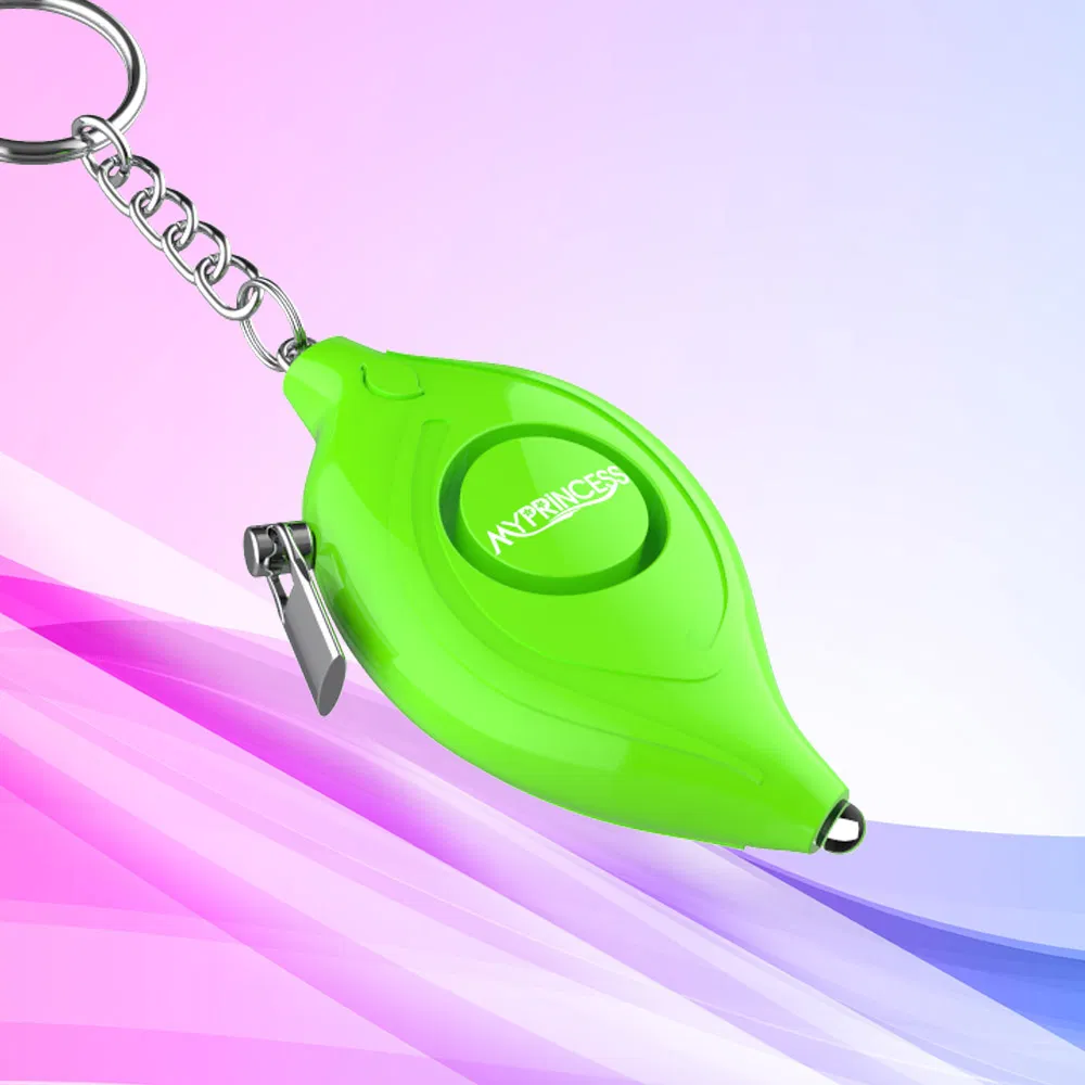 Personal Alarm Portable Self Defense Emergency Alarm for Women Elerdy Runner Girl Kids Custom Safety Rechargeable Alarm USB Type-C Anti Attack Alarm Keychain