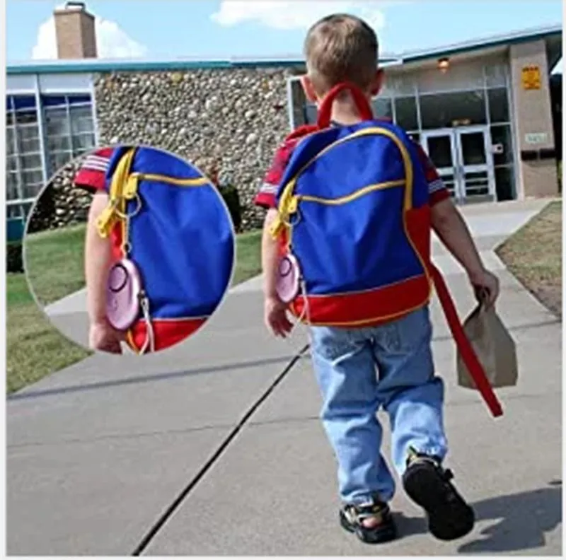 Personal Alarms USB Rechargeable Security Alarm Keychain with LED Lights Emergency Self Defense Safety Siren