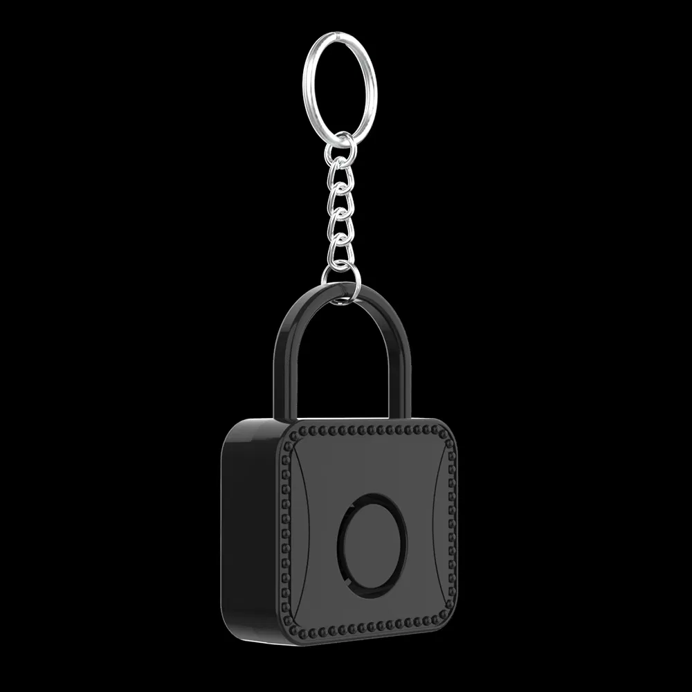 Portable Personal Alarm Type-C Rechargeable Locks Shaped MP-A07