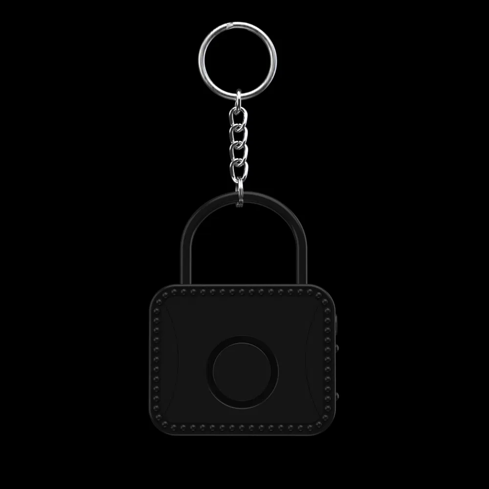 Portable Personal Alarm Type-C Rechargeable Locks Shaped MP-A07