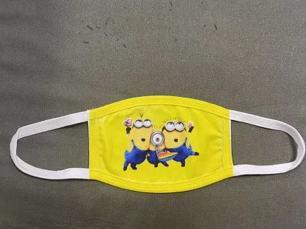 Printable Custom White Polyester Sublimation Blanks Printing Cute Face Mask