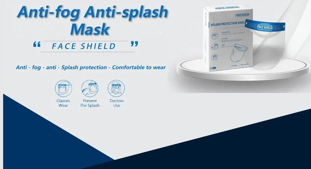 Protect Your Face Eye Mouth Anti-Fog  Prevention Protective Shield Reusable Eco Clear Pet with Certificates