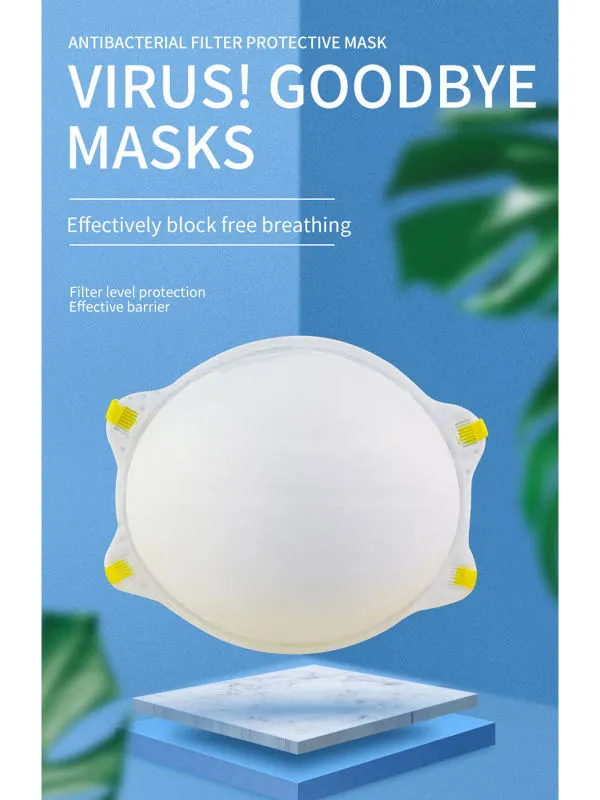 Protective FFP3 Cup Shape Face Mask