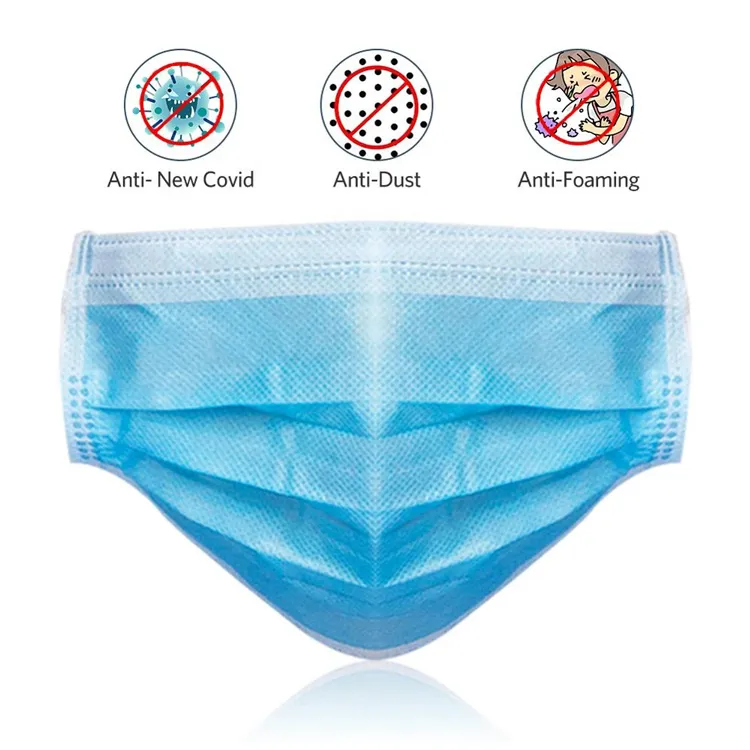 Read to Ship Wholesale Nonwoven Filter Face Mask in Stock