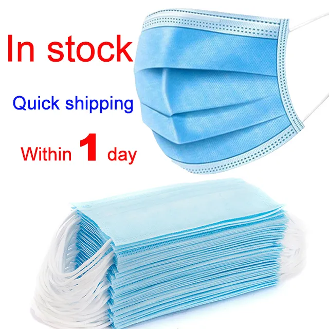 Read to Ship Wholesale Nonwoven Filter Face Mask in Stock
