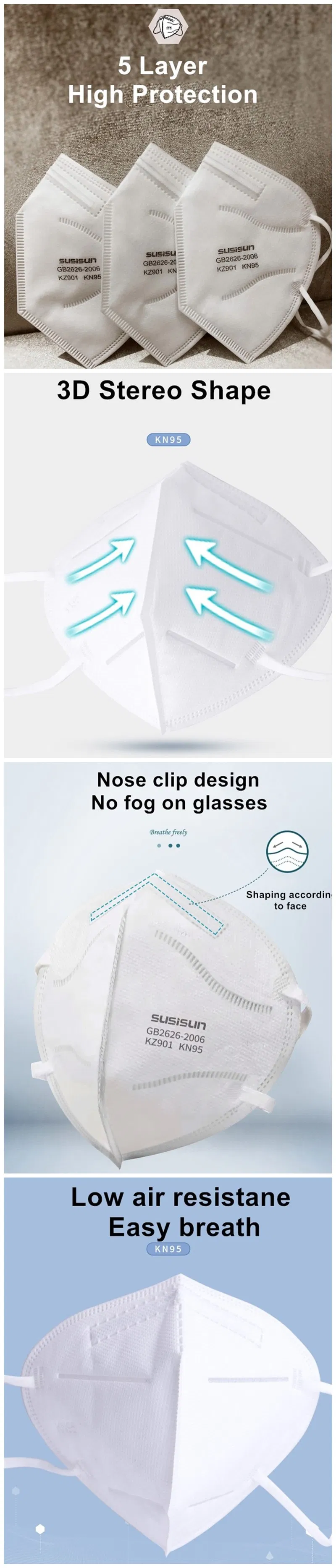 Ready Shipping  Face Mask Protective Mask Face Respirator