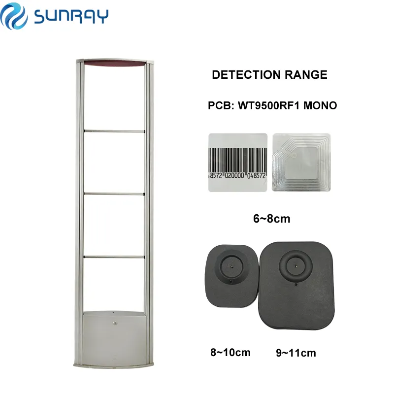 RF Mono EAS System Anti Theft Security Alarm Gate for Retail Store