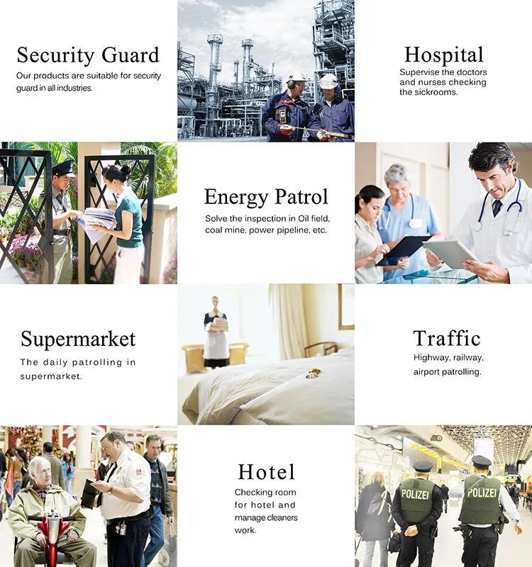 Rugged High Quality Factory Manufacturer Jwm Hottest Security Patrol Touch Guard Tour System