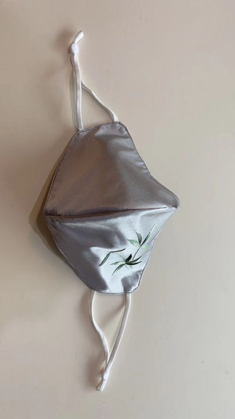 Satin Silk Face Masked Reusable Luxury Face Masked Breathable Washable with Filter Pocket Optional
