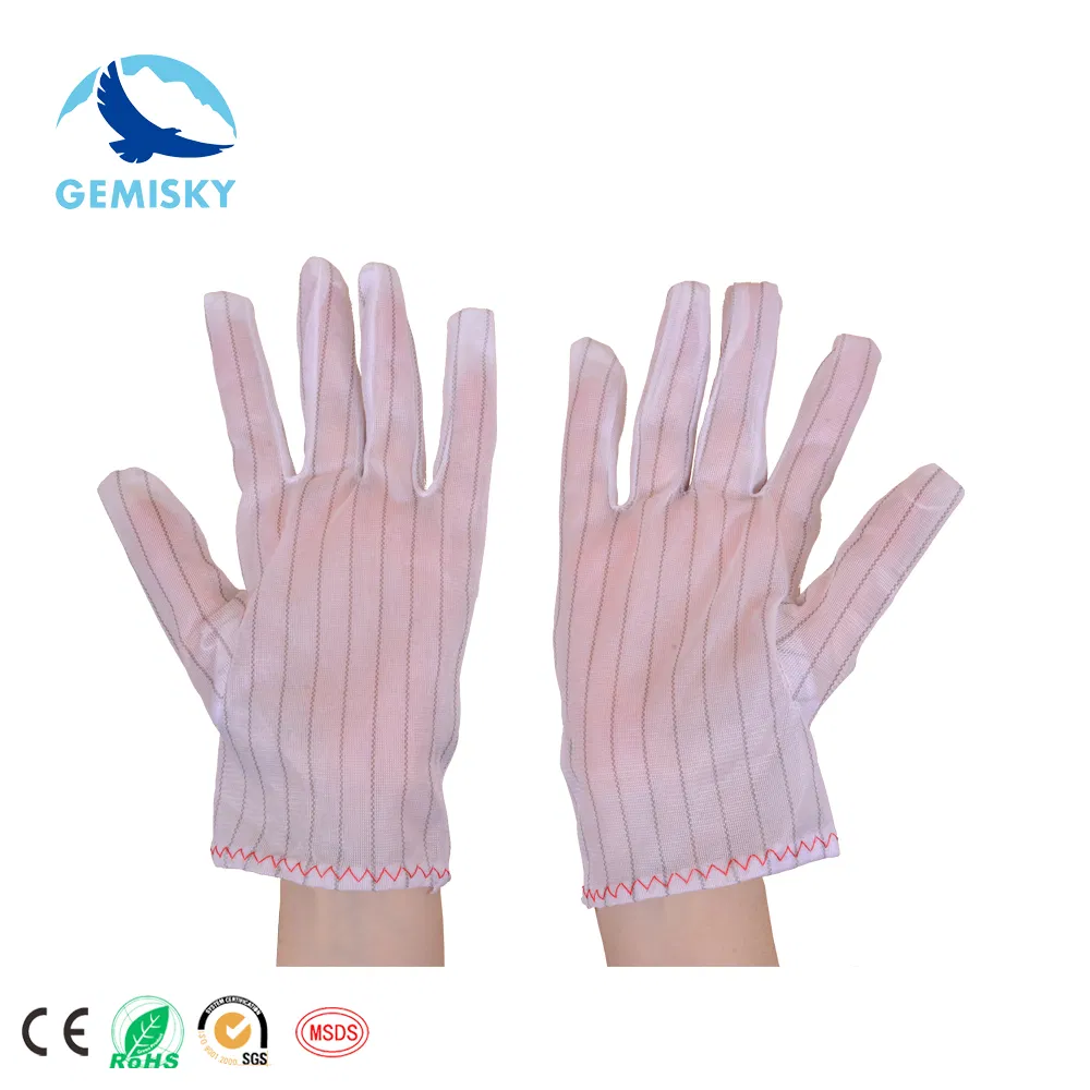 SD Anti-Slip Anti-Static PVC Dotted Glove Lint Free