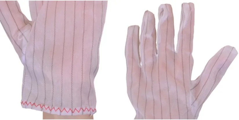 SD Anti-Slip Anti-Static PVC Dotted Glove Lint Free