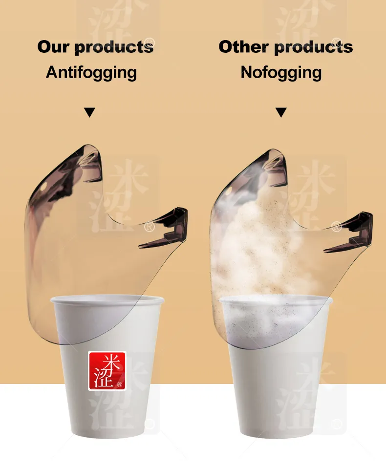 Semi, New Products 2021 Plastic Nose Face Mask Transparent Mouth Face Shield Anti Fog with Direct Sale 8 Color
