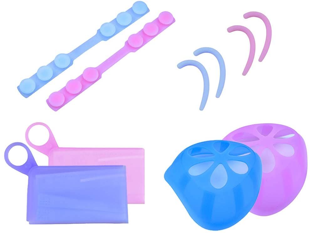 Silicone White 3D Face Mask Bracket Breathe Cup Silicone for More Breathing Space