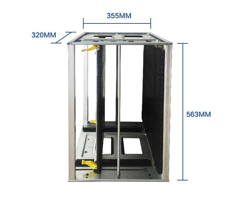SMT Antistatic ESD Magazine Rack Anti Static PCB Storage Cart PCB Rack