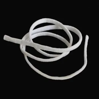 Soft White Round Elastic Earloop 3mm Band Round Ear Loop