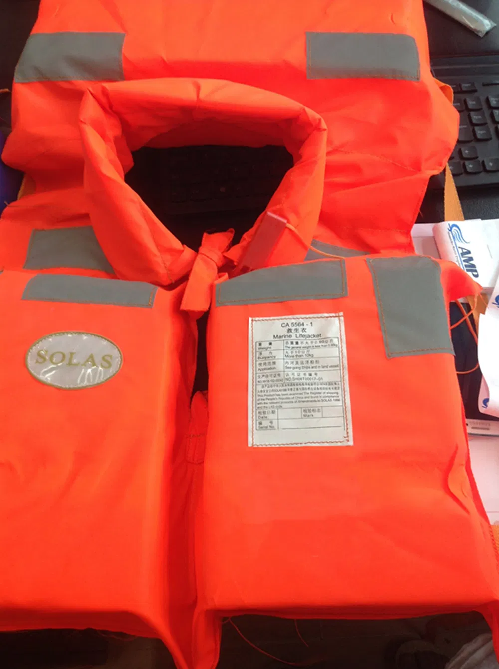 Solas Approved Marine EPE Foam 5564-1 Life Safety Jacket for OEM