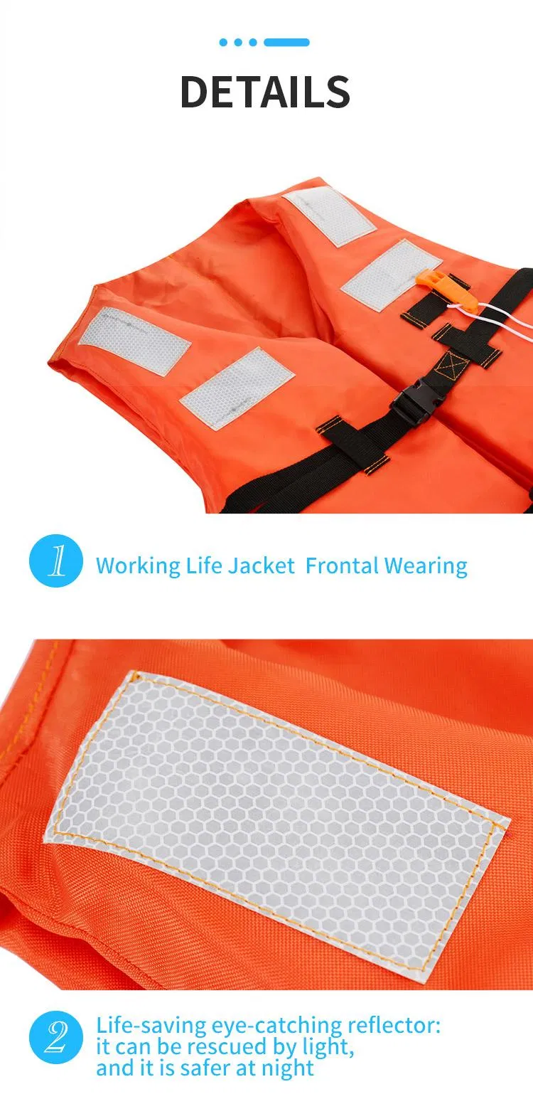 Solas Fashionable Appearance Waterproof Marine Working Life Jacket for Sale