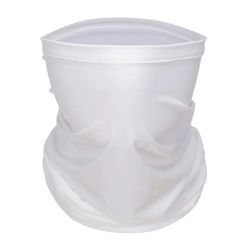 Sports Mask Ice Silk Neck Cover Hang Ear Triangle Face Mask Tube Scarf Ear Loops Stylish Neck Gaiters Printed Outdoor Cycling Hanging Mask