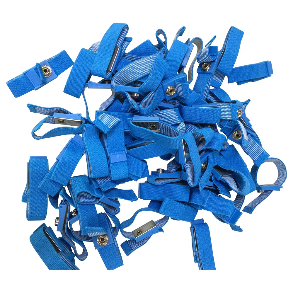 Standard Fabric Blue Maroon Color ESD Wrist Strap