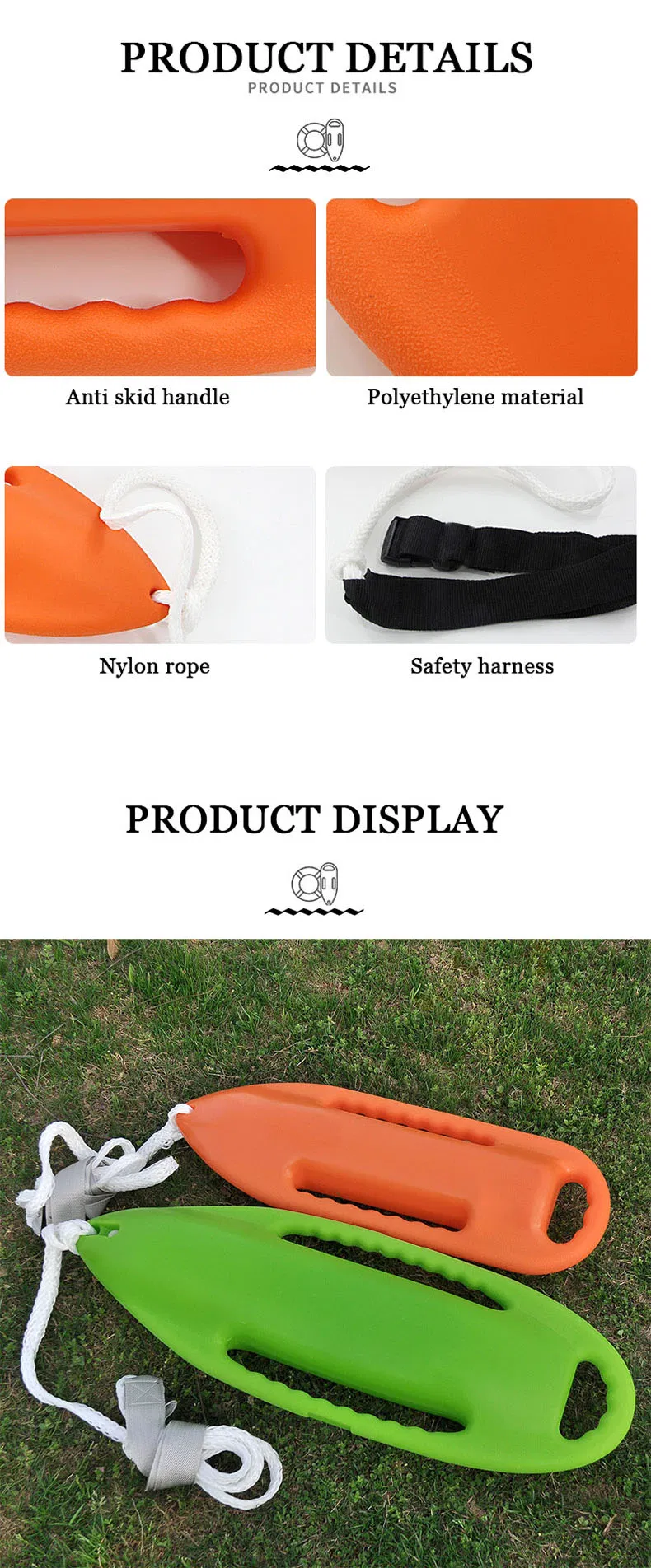 Thickened Life Buoy for Swimming on Water