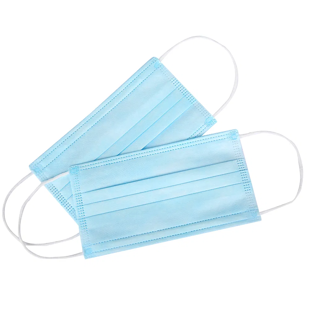 Three-Layer Protection Non Woven Disposable Dust Face Mouth Masks Anti-Dust Earhook Mask Flu