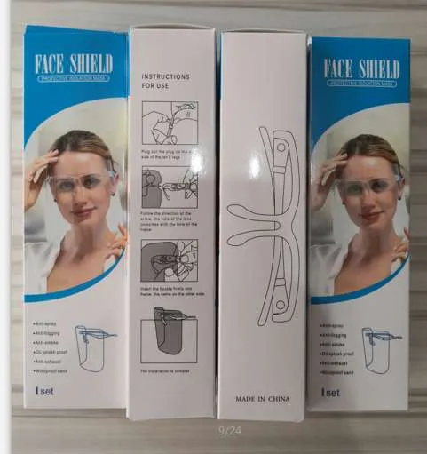 Transparent Lower Price Pet Cover Disposable Anti Droplets Grinding Health Face Shield