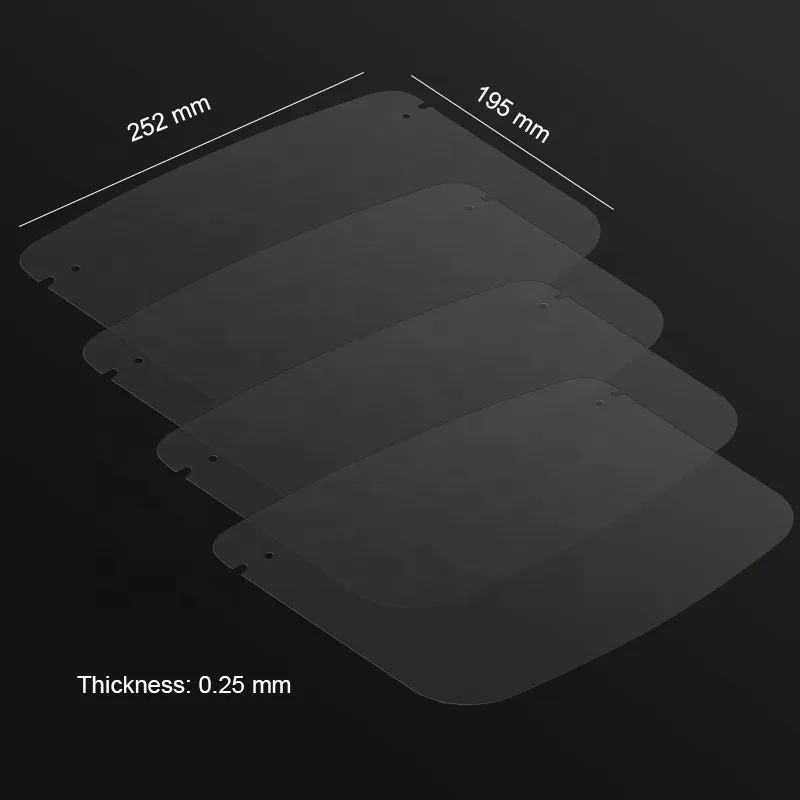 Transparent Lower Price Pet Cover Disposable Anti Droplets Grinding Health Face Shield