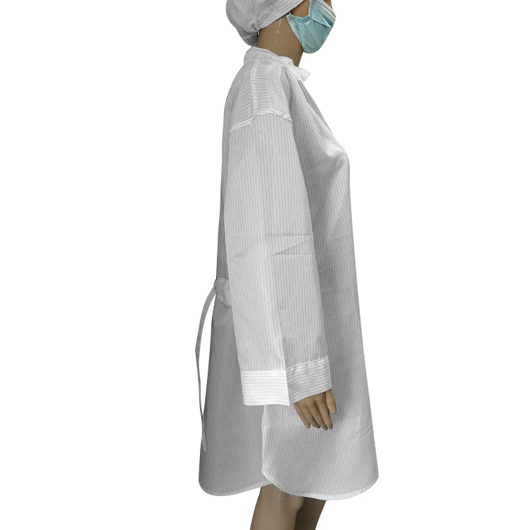 Unisex Long Sleeve Various Size ESD Anti-Static Clothing Smock