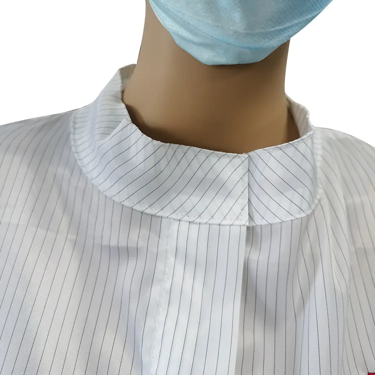 Unisex Long Sleeve Various Size ESD Anti-Static Clothing Smock