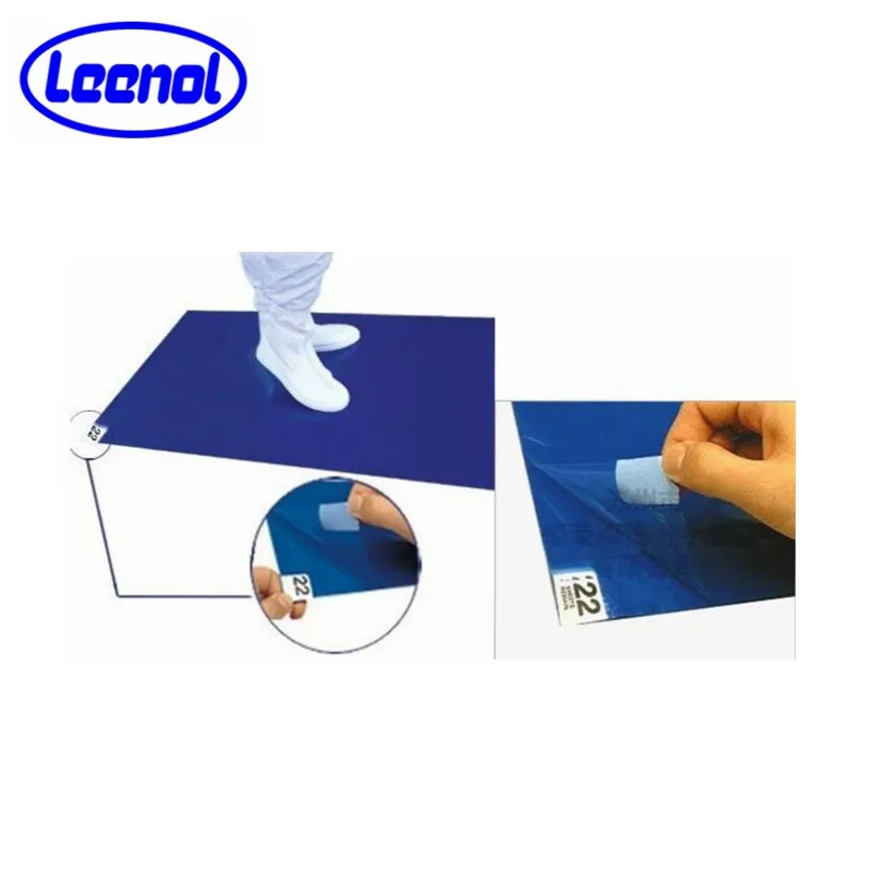 Using for Cleanroom 18′′*36′′ Stepping Pad Can Be Tearable Sticky Mat