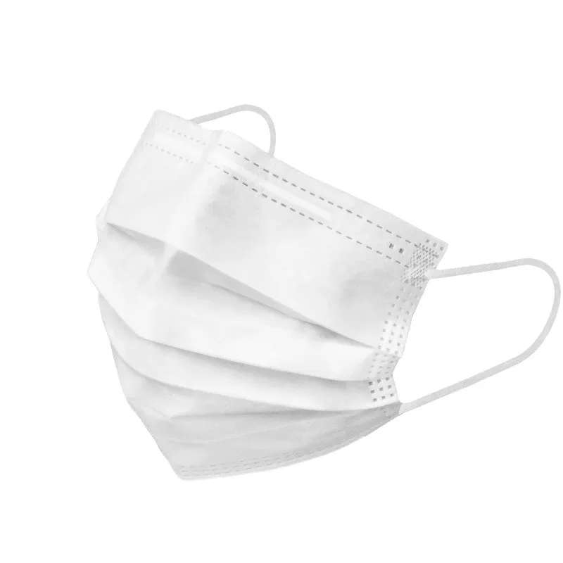 White 3 Ply Disposable Face Mask for Adult