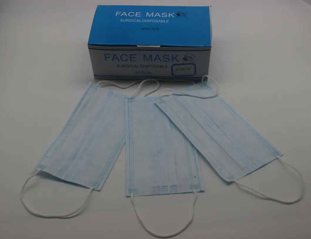 White Disposable Earloop Non Woven Face Mask