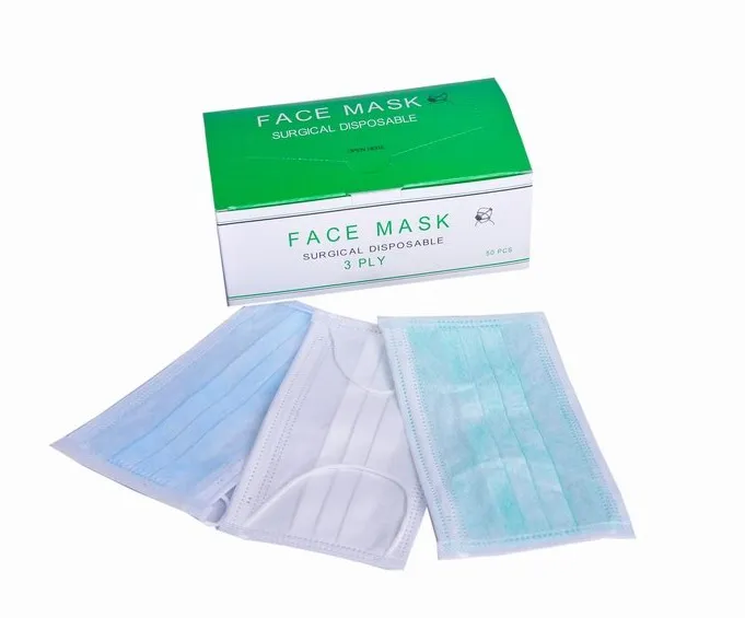 White Disposable Earloop Non Woven Face Mask