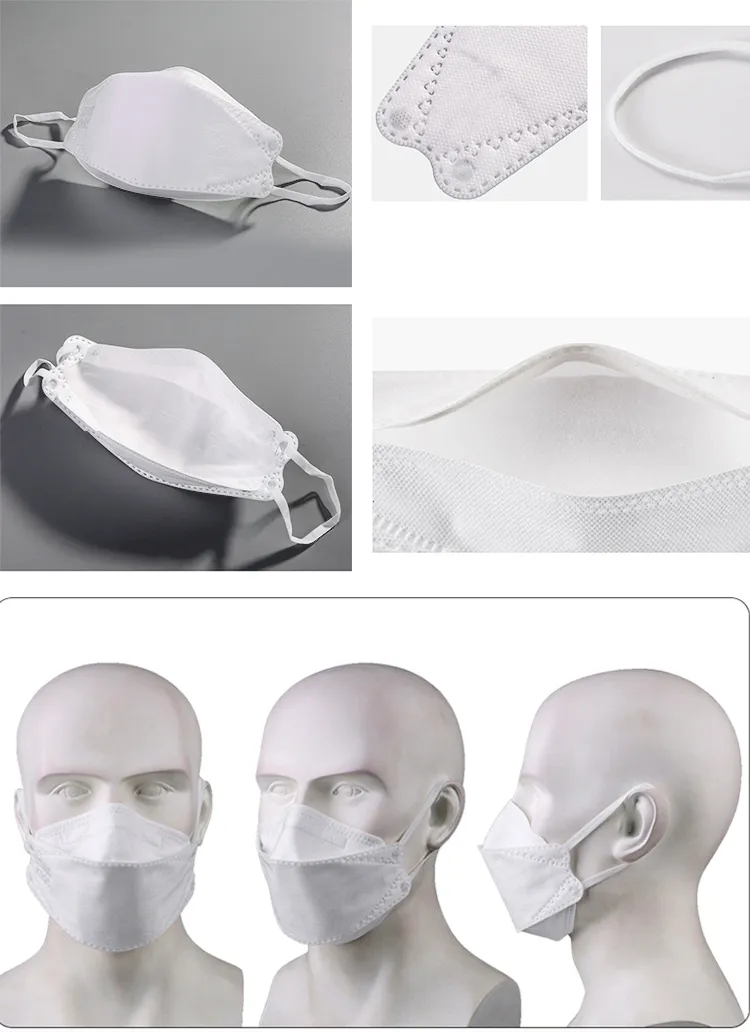 White Dust Mask High Quality Folding Type Face Mask with Low Price