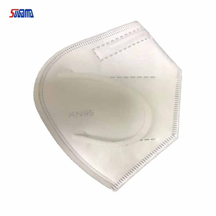 White Earloop Disposable Protective 3D Face Mask Kn 95 Protection