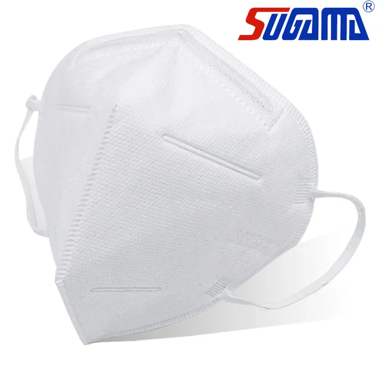 White Earloop Disposable Protective 3D Face Mask Kn 95 Protection