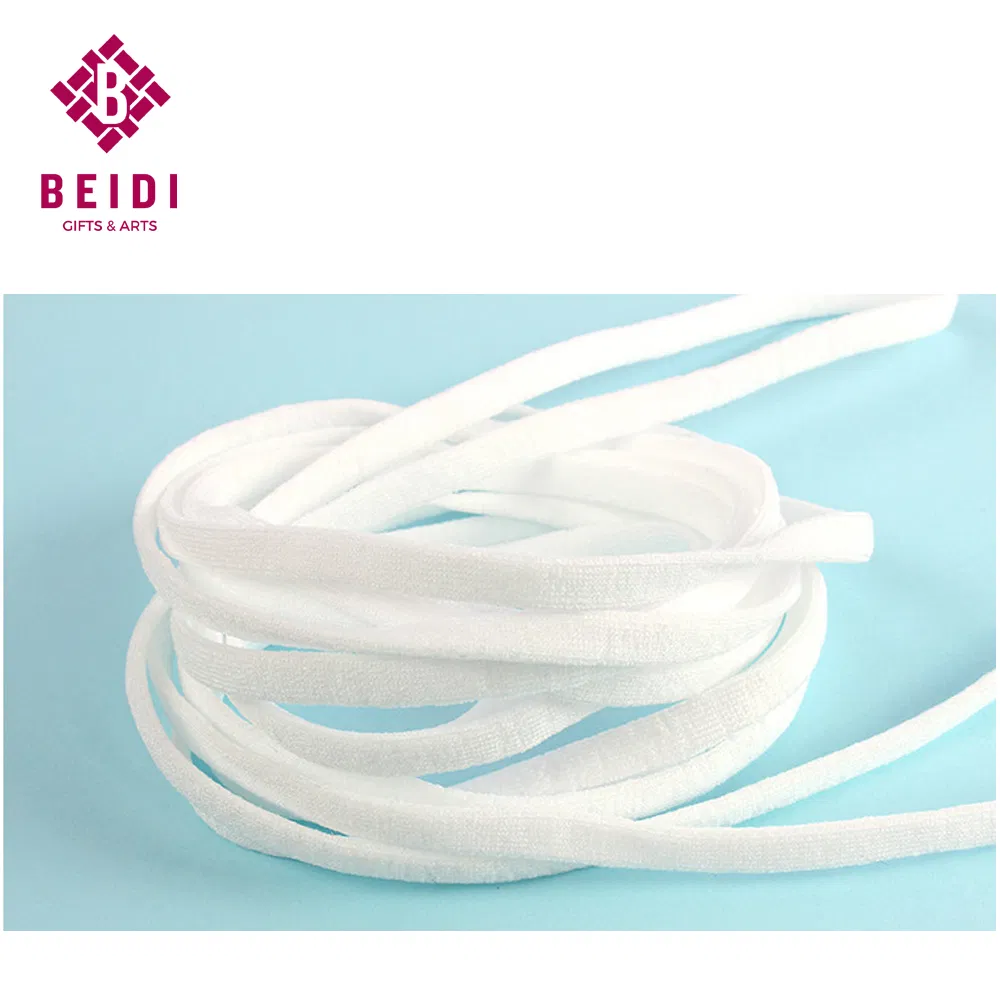White Elastic Rope Ear Loop Mask Straps for Civilian Use