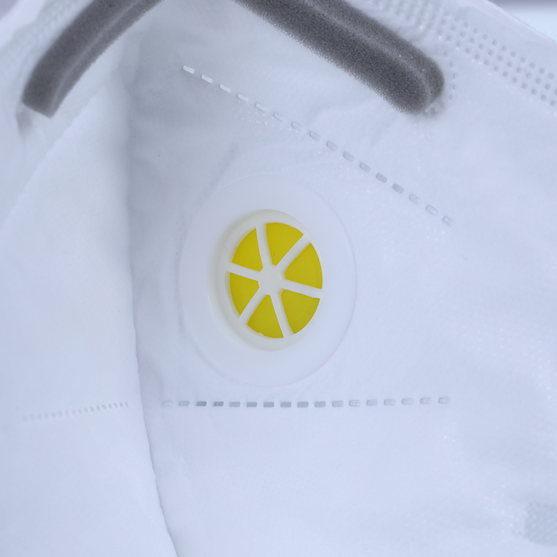 White List Factory FFP2 Valved Respirator Disposable Protective Butterfly Face Mask CE ISO 9001 ISO 13485
