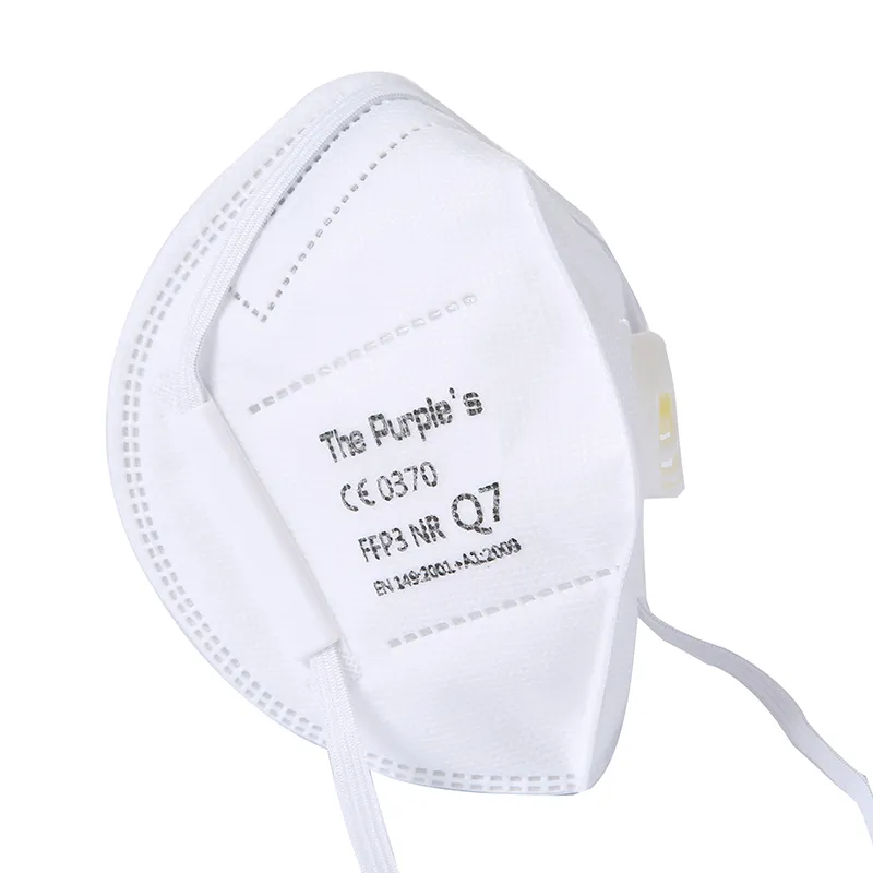 White List Factory FFP3 Valved Respirator Disposable Protective Face Mask CE KN95 ISO 9001 ISO 13485