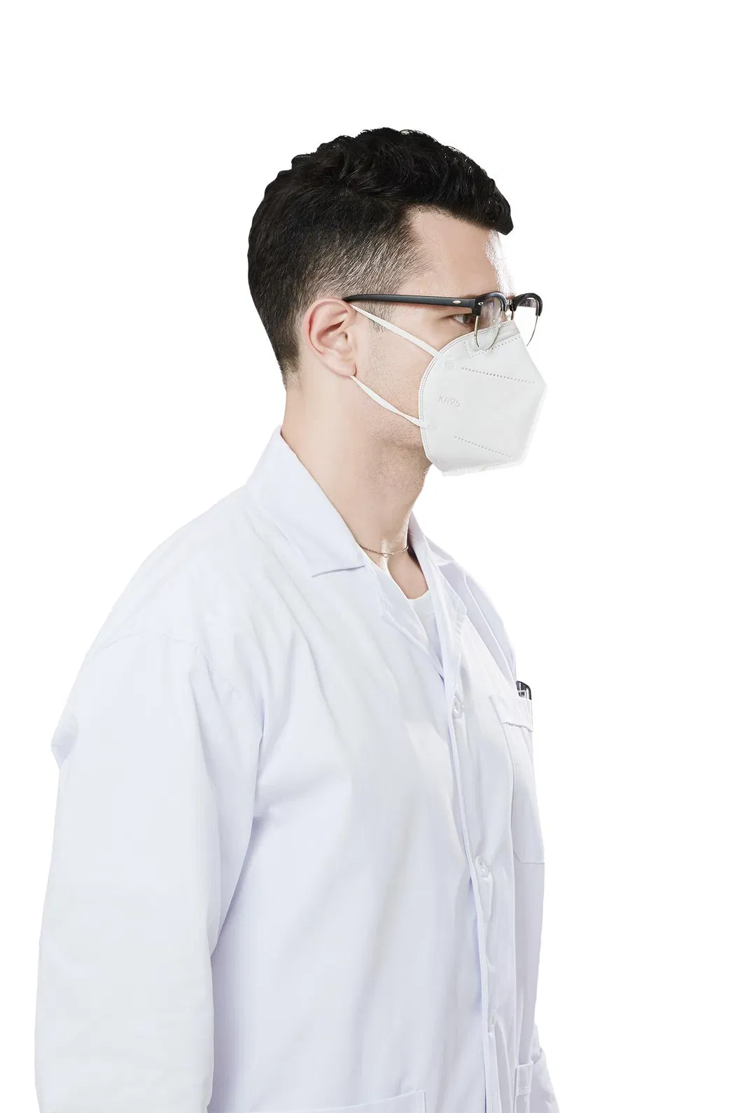 White List Manufacturer FFP2 Mask Disposable Protective Fold Flat Mask 3D OEM Dem KN95 N95