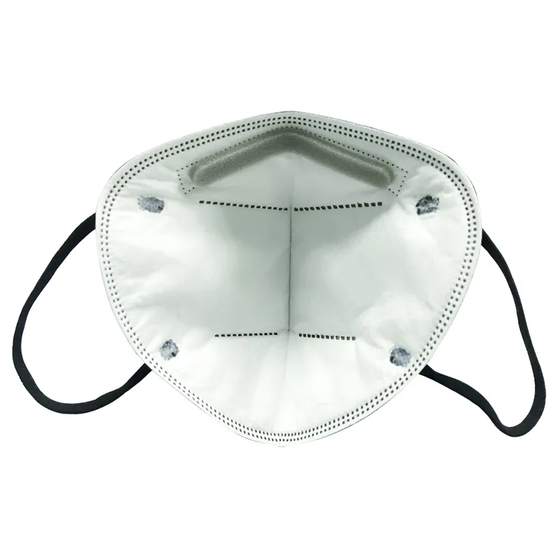 White List Manufacturer FFP2 Unvalved Respiratory Black Disposable Protective Mask