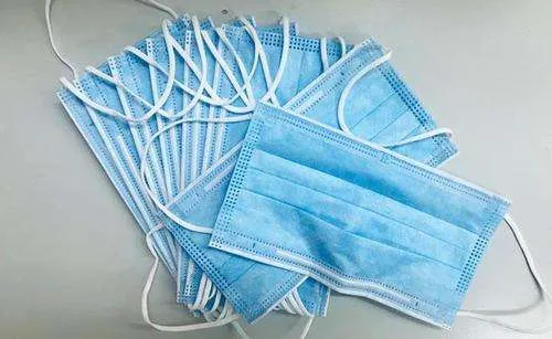 Wholesale Disposable 3 Ply/ 3 Ply Nonwoven Protective Face Mask Anti Flu