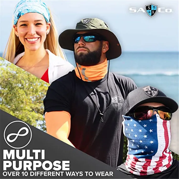 Wholesale Oeko Tex Camouflage Fleece Custom Winter Magic Cotton Neck Gaiter Cigar Bandana Gator Giter Face Mask